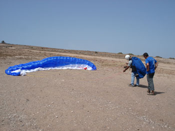 Improving your flyng skills, progression paragliding course