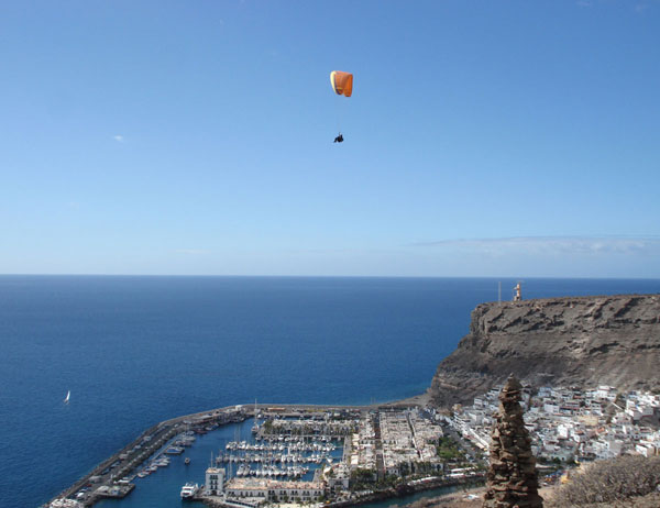 Fly paraglider Las Palmas