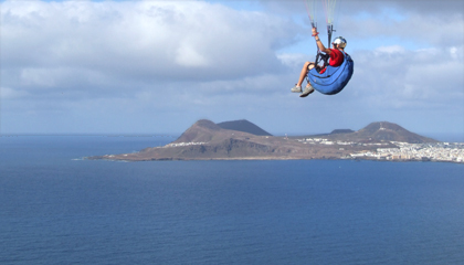 Flying in lso Giles and The Isleta in the back