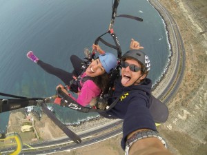 Free flying in the Canary Islands