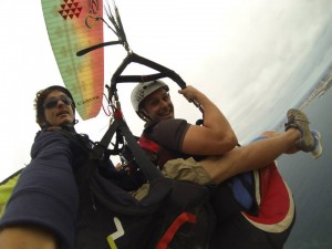 Fly comfortable on a paraglider wing